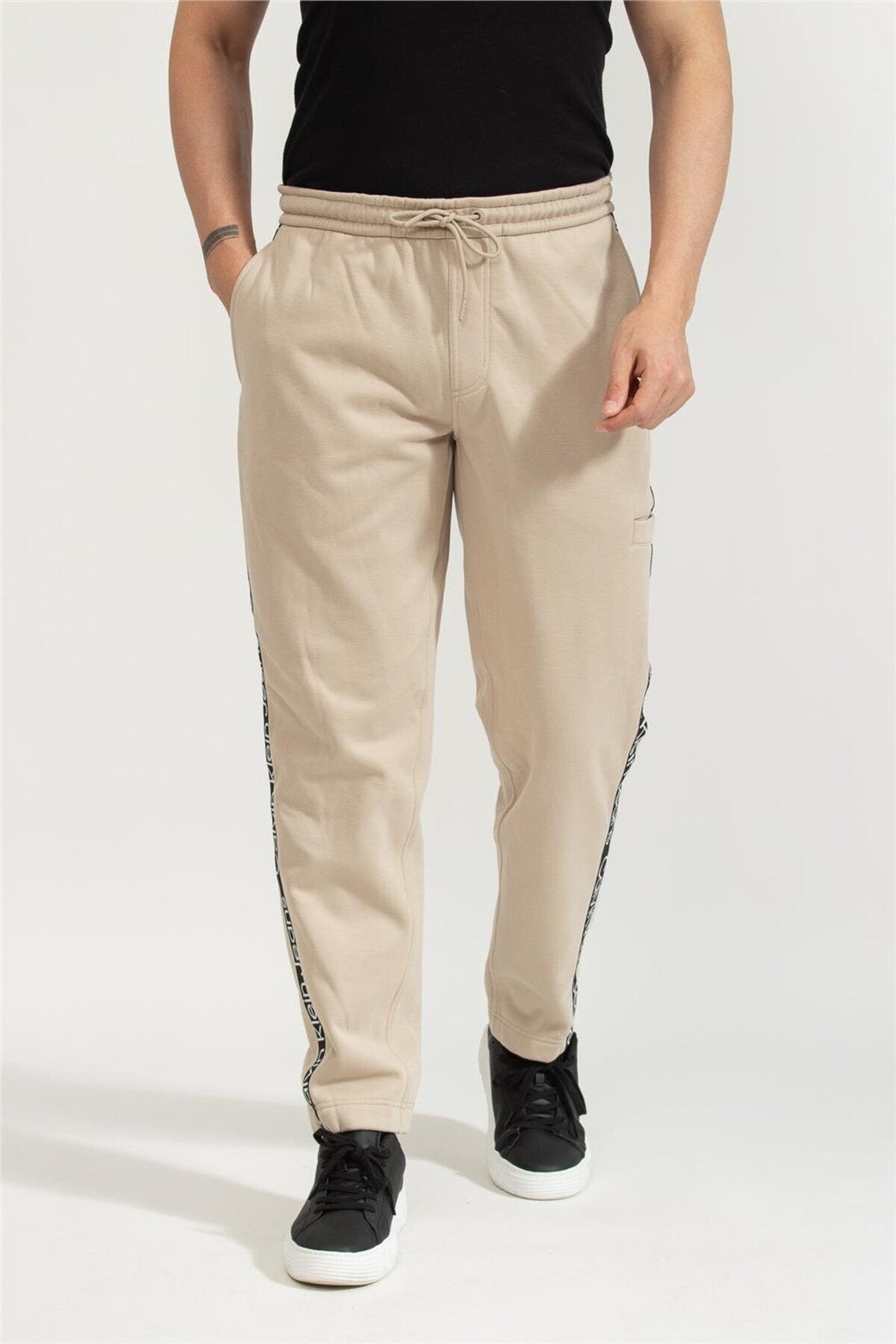 Calvin Klein - Cut Off Logo Erkek Eşofman Altı