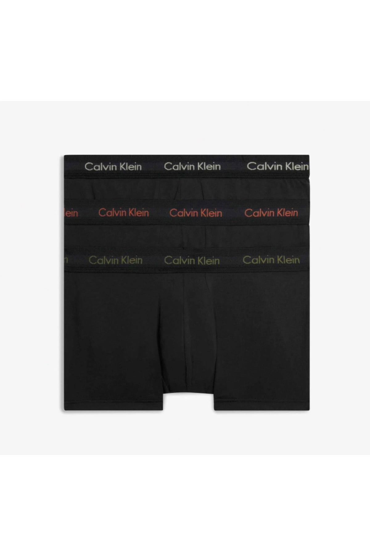 Calvin Klein - Low Rise Trunk 3PK Cotton Stretch - Erkek