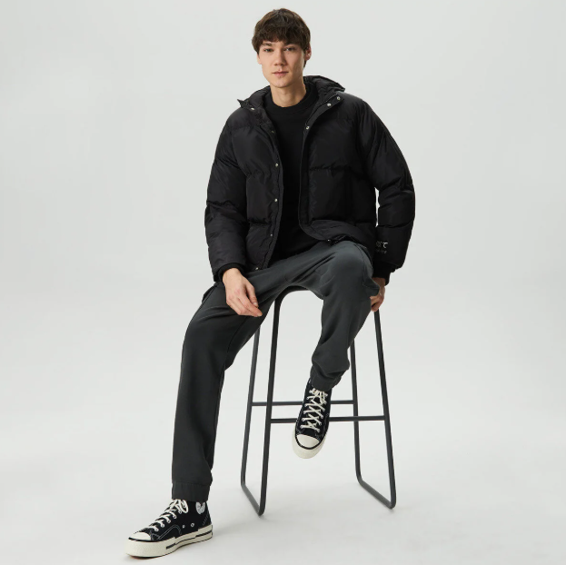 United 4 - UNITED4 Erkek Siyah Mont