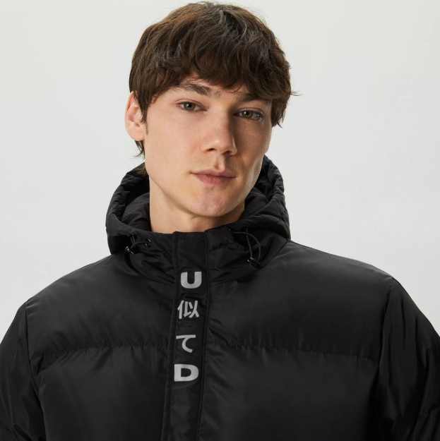 United 4 - UNITED4 Erkek Siyah Mont