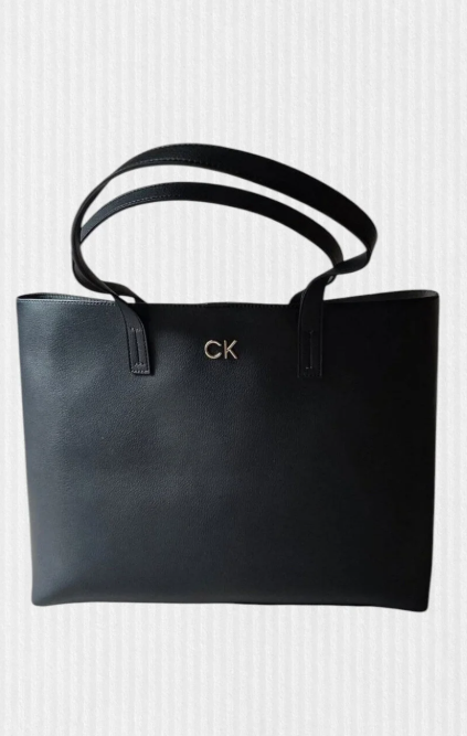 Calvin Klein - CK LEATHER WOMEN'S BAG LARGE SHOPPER ZW0ZW02783 BEH