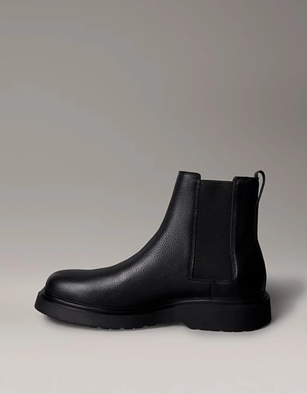 Calvin Klein - Erkek Combat Tabanlı Chelsea Bot - Siyah