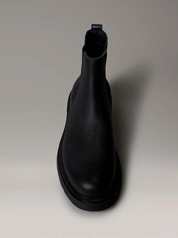 Calvin Klein - Erkek Combat Tabanlı Chelsea Bot - Siyah