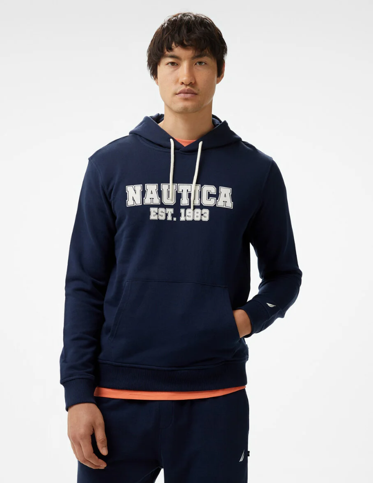 Nautica - Erkek Lacivert Standart Fit Sweatshirt