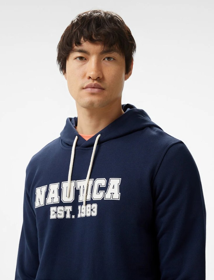 Nautica - Erkek Lacivert Standart Fit Sweatshirt