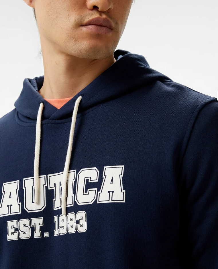 Nautica - Erkek Lacivert Standart Fit Sweatshirt