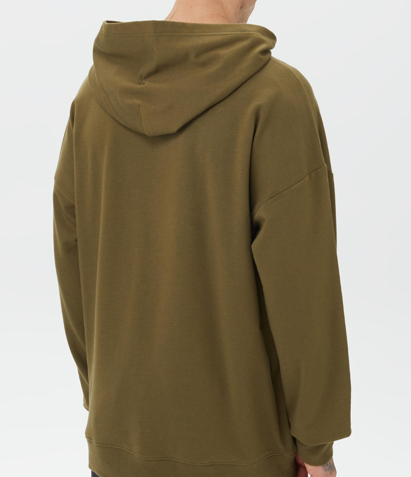 Calvin Klein - Uzun Kollu Erkek Yeşil Sweatshirt